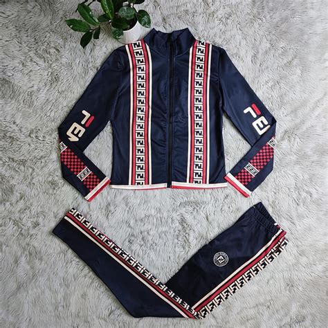 womens replica fendi 2018 2019 tracksuits